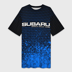 Женская длинная футболка SUBARU RACING Арт