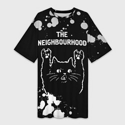 Женская длинная футболка The Neighbourhood Rock Cat