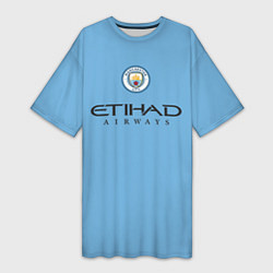 Женская длинная футболка Manchester City ФОДЕН Домашняя форма 2223