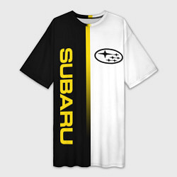 Женская длинная футболка SUBARU - GOLD EDITION LINE