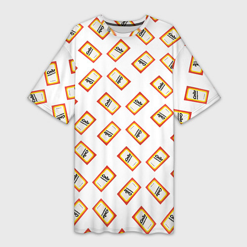 Женская длинная футболка Пищевая сода / 3D-принт – фото 1