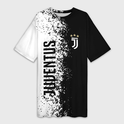 Женская длинная футболка Juventus ювентус 2019 / 3D-принт – фото 1