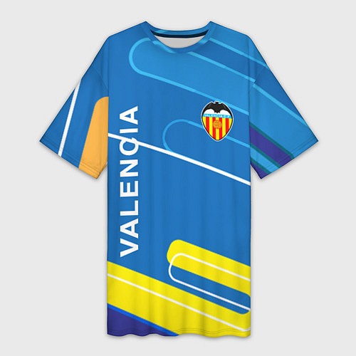 Женская длинная футболка Valencia Абстракция / 3D-принт – фото 1