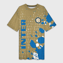 Женская длинная футболка Inter Краска