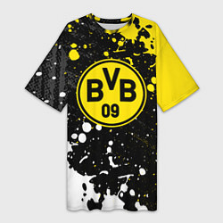 Женская длинная футболка Borussia Краска