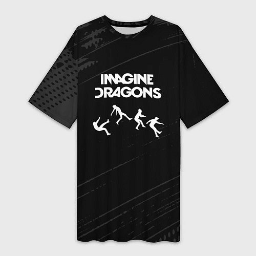 Женская длинная футболка Imagine Dragons - Alternative / 3D-принт – фото 1