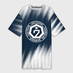 Женская длинная футболка Got7 - абстракция