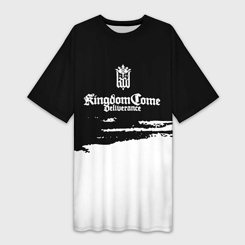 Женская длинная футболка Kingdom Come - Deliverance / 3D-принт – фото 1