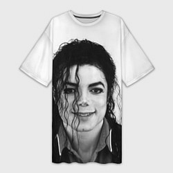 Женская длинная футболка Майкл Джексон Фото