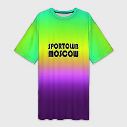Женская длинная футболка Sportclub Moscow