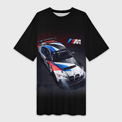 Женская длинная футболка BMW M4 GT4 - M Performance - Motorsport