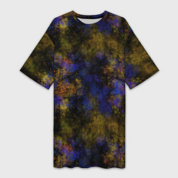 Женская длинная футболка Набрызг краски