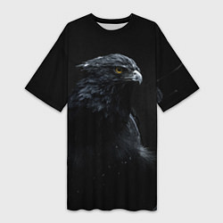 Женская длинная футболка Тёмный орёл