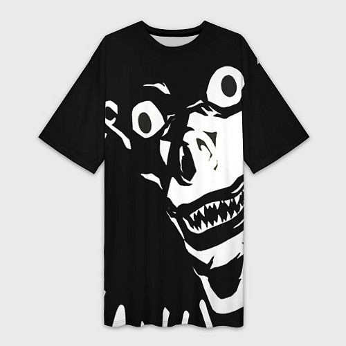 Женская длинная футболка Death Note - Рюк / 3D-принт – фото 1