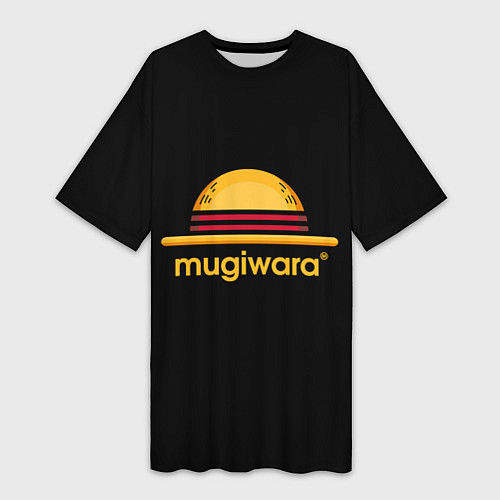 Женская длинная футболка Mugiwara / 3D-принт – фото 1