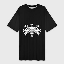 Женская длинная футболка Пираты звери Кайдо - One Piece