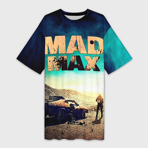 Женская длинная футболка Mad Max / 3D-принт – фото 1