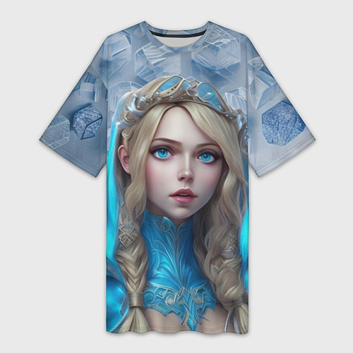 Женская длинная футболка Dota 2 Crystal Maiden / 3D-принт – фото 1