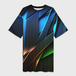 Женская длинная футболка Gamer background