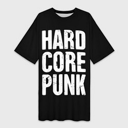 Женская длинная футболка Hardcore punk