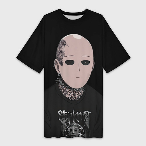 Женская длинная футболка Saitama - Slipknot / 3D-принт – фото 1