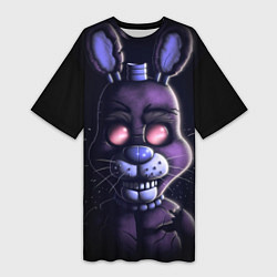 Женская длинная футболка Five Nights at Freddys Bonnie