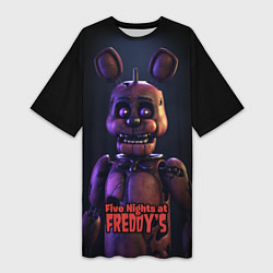 Женская длинная футболка Five Nights at Freddys Bonnie