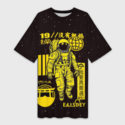 Женская длинная футболка Space - japan style