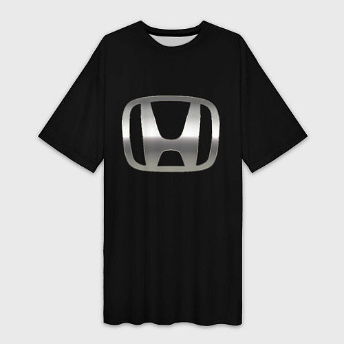 Женская длинная футболка Honda sport auto / 3D-принт – фото 1