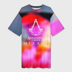 Женская длинная футболка Assassins creed game
