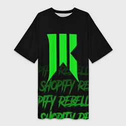 Женская длинная футболка Shopify Rebellion
