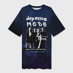 Женская длинная футболка Depeche Mode - Devotional тур