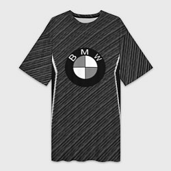 Женская длинная футболка BMW carbon sport