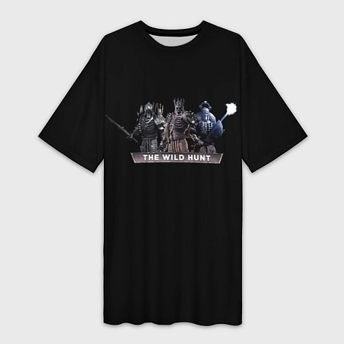 Женская длинная футболка The Witcher CD Projekt / 3D-принт – фото 1