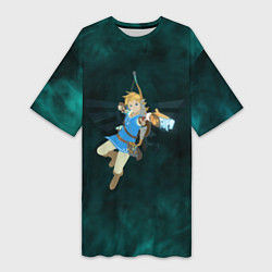 Женская длинная футболка Zelda the game