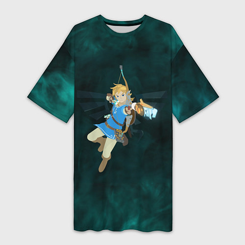 Женская длинная футболка Zelda the game / 3D-принт – фото 1