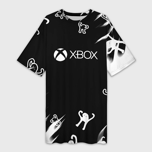 Женская длинная футболка Ъуъ съука xbox mem / 3D-принт – фото 1