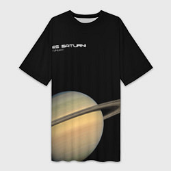 Женская длинная футболка Сатурн - dies saturni