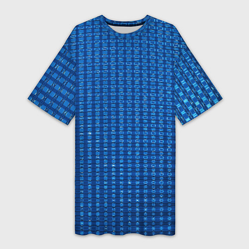 Женская длинная футболка Графический эффект с меняющимся прямоугольником в / 3D-принт – фото 1