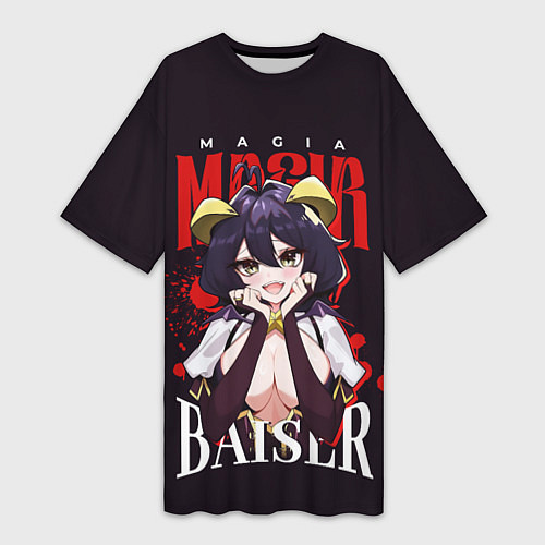 Женская длинная футболка Magia Baiser - Looking up to Magical Girl / 3D-принт – фото 1
