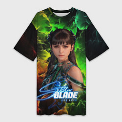 Женская длинная футболка Stellar Blade Eve