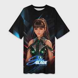 Женская длинная футболка Stellar Blade epic style