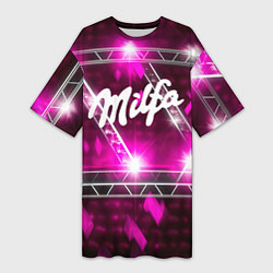 Женская длинная футболка Milfa в стиле milka