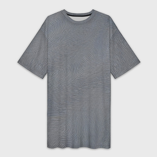 Женская длинная футболка Отпечатки / 3D-принт – фото 1