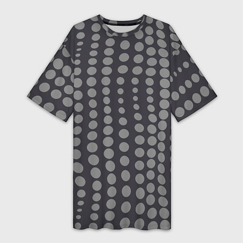 Женская длинная футболка Виляющие шары / 3D-принт – фото 1