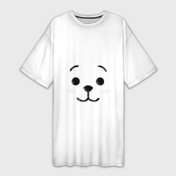 Женская длинная футболка BT21 RJ