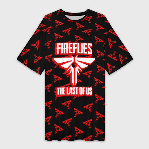 Женская длинная футболка The Last of Us pattern game / 3D-принт – фото 1
