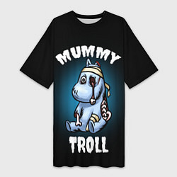 Женская длинная футболка Mummy troll