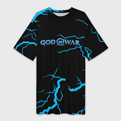 Женская длинная футболка God of War storm
