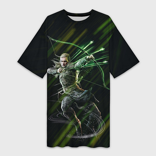 Женская длинная футболка Леголас - Властелин колец / 3D-принт – фото 1